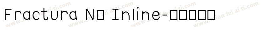 Fractura ND Inline字体转换